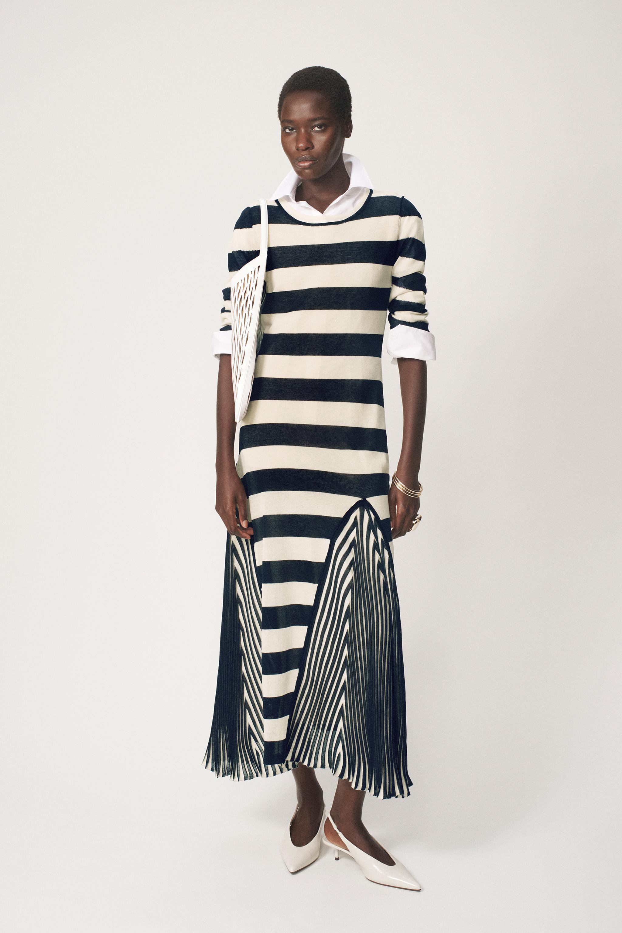 STRIPED DRESS - THE ITEM ZARA WOMAN